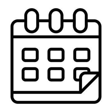 pngtree calendar line icon vector png image 6692970